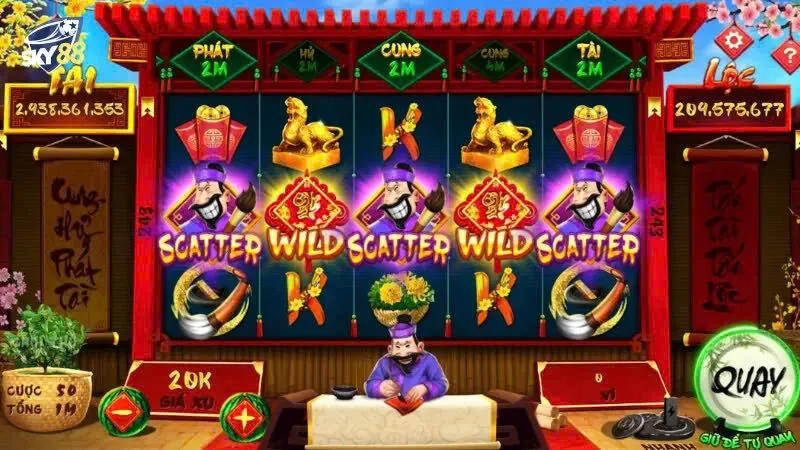 Ông Đồ Sky88 – Tận hưởng không gian dân gian Việt qua mỗi vòng quay 3 Nắm bắt cách chơi slot game Ông Đồ