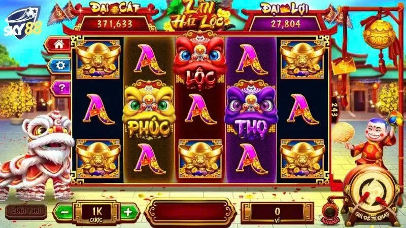 Lân Hái Lộc Sky88: Game slot hot nhất với cơ hội nhận thưởng khủng 3 Khám phá tỷ lệ trả thưởng của game tại nhà cái