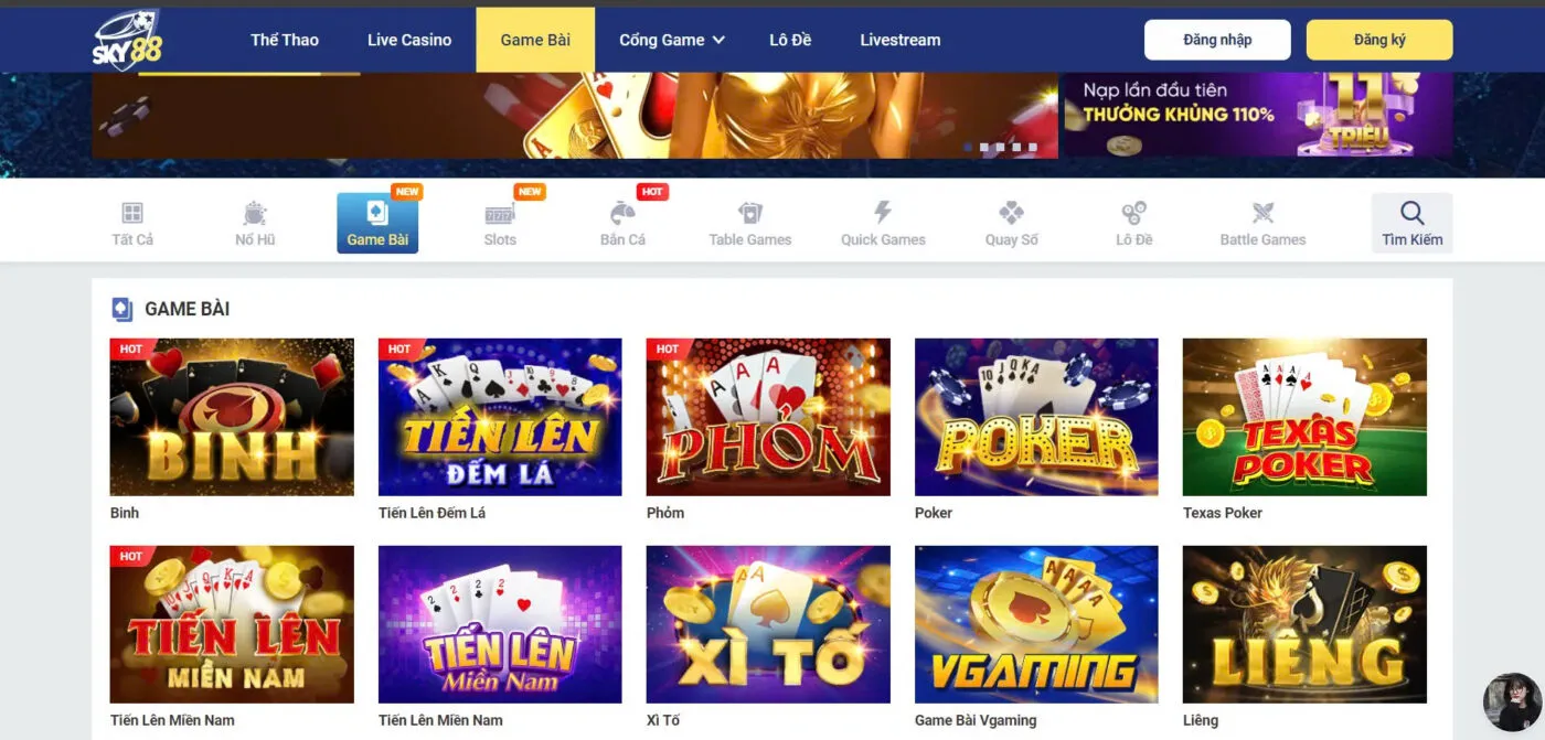 trang chủ 3 Danh sách các sảnh game đẳng cấp tại nhà cái