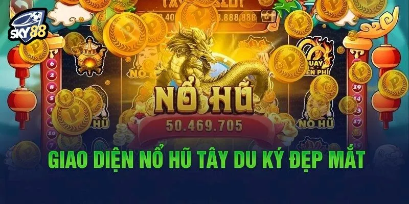 Tây Du Ký Sky88 – Trở Về Ngày Tháng Tuổi Thơ 3 Tây du ký Sky88 có phong cách thiết kế khác hoàn toàn so với những trò chơi slot khác trên thị trường. Trò chơi gồm các cuộn từ trên xuống dưới tạo thành các cột các hàng, cụ thể là 5 cột và 3 hàng.