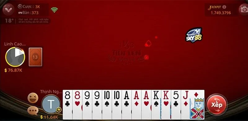 Bài Tiến Lên Miền Nam sky88 Là Gì? Hướng Dẫn Chơi Chi Tiết 4 Luật chơi bài cơ bản mà thành viên cần nắm