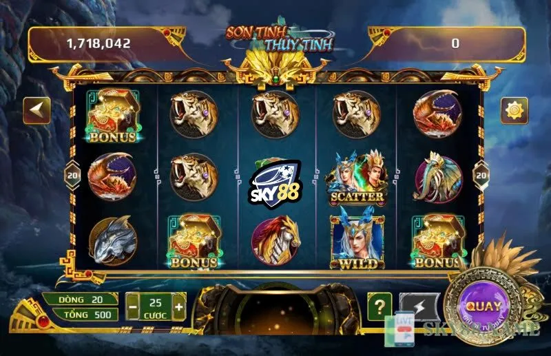 Nổ Hũ Sơn Tinh Thủy Tinh Sky88 Cực Nhanh Chỉ Với 3 Bí Kíp 4 Slot game Sơn tinh Thủy tinh Sky88 với rất nhiều ưu điểm nổi bật, mang đến cho người chơi những trải nghiệm vô cùng thú vị.