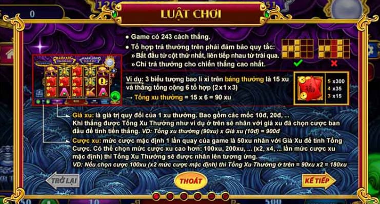 Nổ Hũ Kho Tàng Ngũ Long Sky88 Tham Gia Cổng Game Nổ Hũ Hấp Dẫn 4 Luật chơi Nổ Hũ Kho Tàng Ngũ Long Sky88